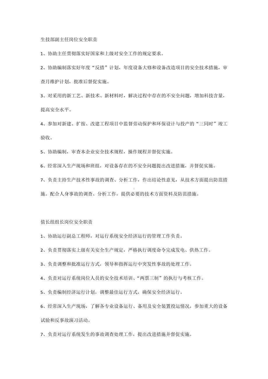 发电厂各级人员岗位安全职责.docx_第3页