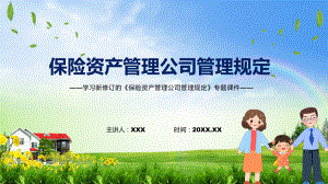 蓝色保险资产管理公司管理规定资料PPT.pptx