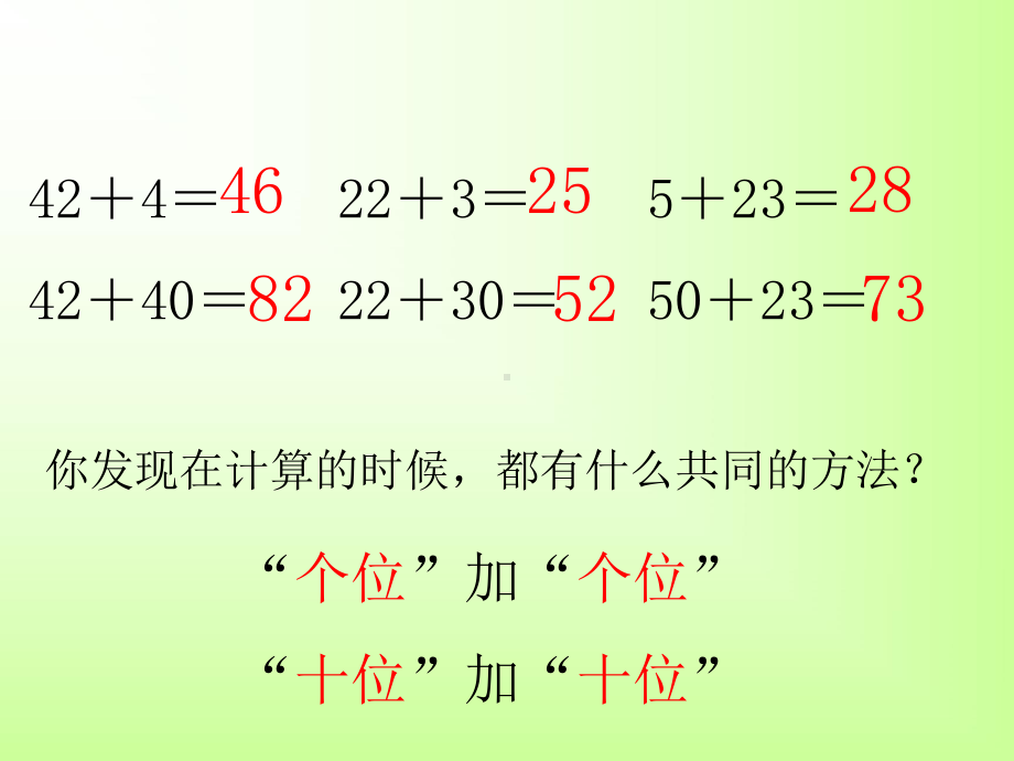 人教版一年级数学下册《两位数加一位数和整十数》PPT课件.ppt_第3页