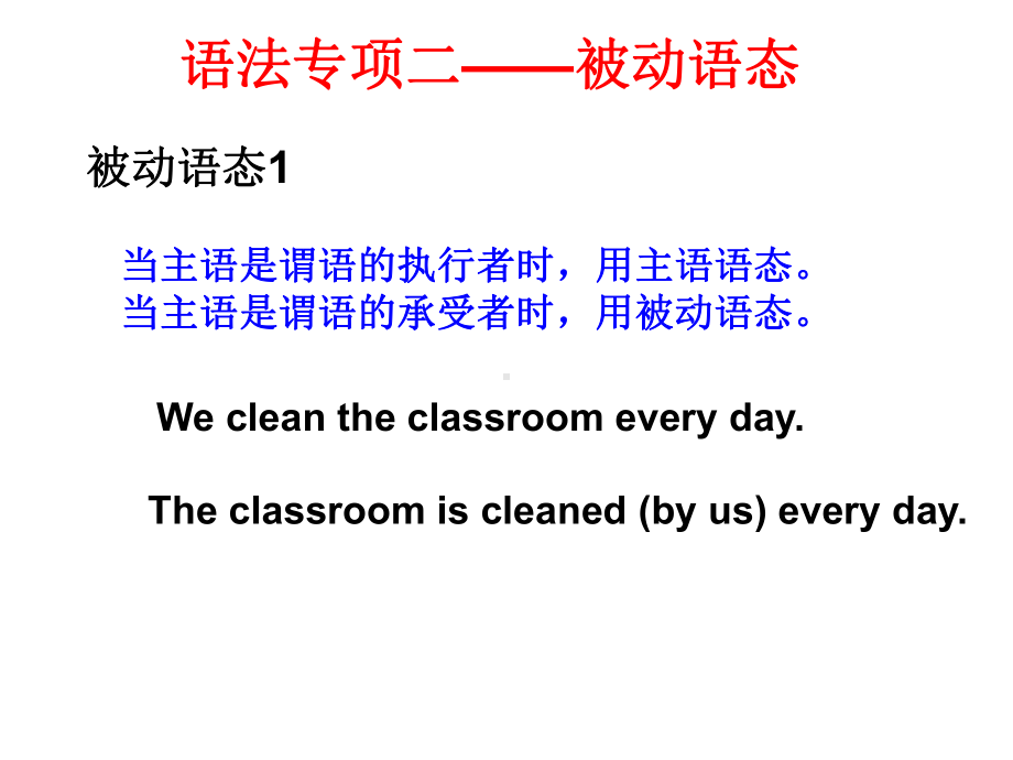 2020-2021学年译林版英语八年级下学期语法专项二（被动语态）（ppt课件）.ppt_第1页