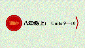 2021年人教版英语中考教材考点梳理　八年级上册 Units 9—10 （ppt课件）.ppt