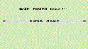 2021年外研版英语中考复习教材梳理 七年级上册 Modules 6～10（ppt课件）.ppt