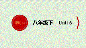 2021年河南省英语中考专题复习训练（ppt课件）　仁爱版八年级下册Unit 6. .ppt