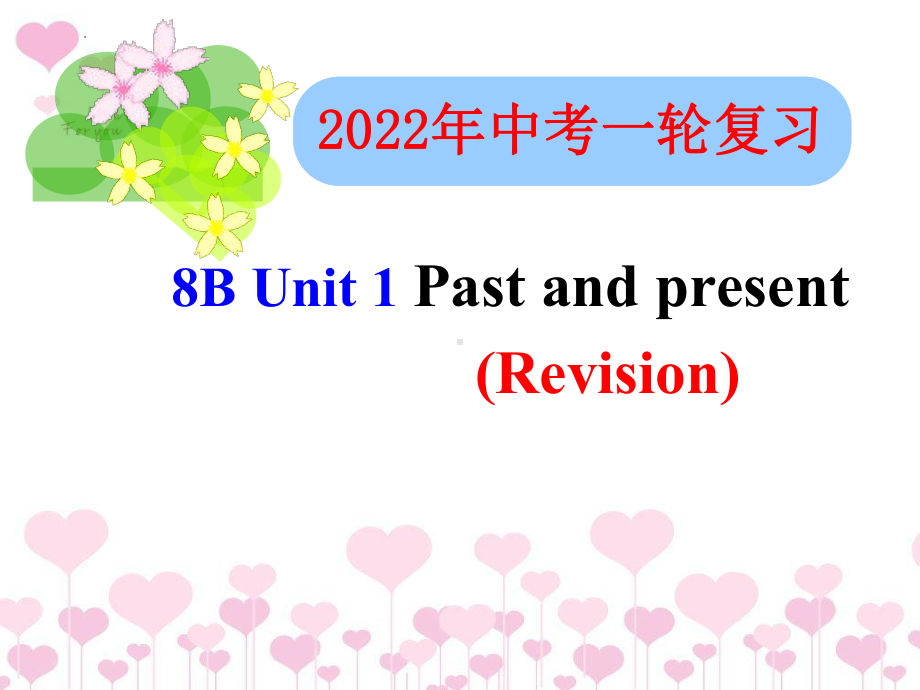 2022年牛津译林版英语中考一轮复习 八年级下册 Unit1（ppt课件）.pptx_第1页