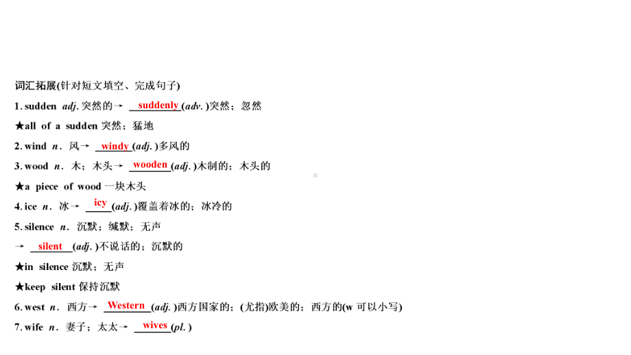 2021年陕西中考英语一轮复习 （ppt课件） 人教版 八年级(下册)Units 5－6.ppt_第2页