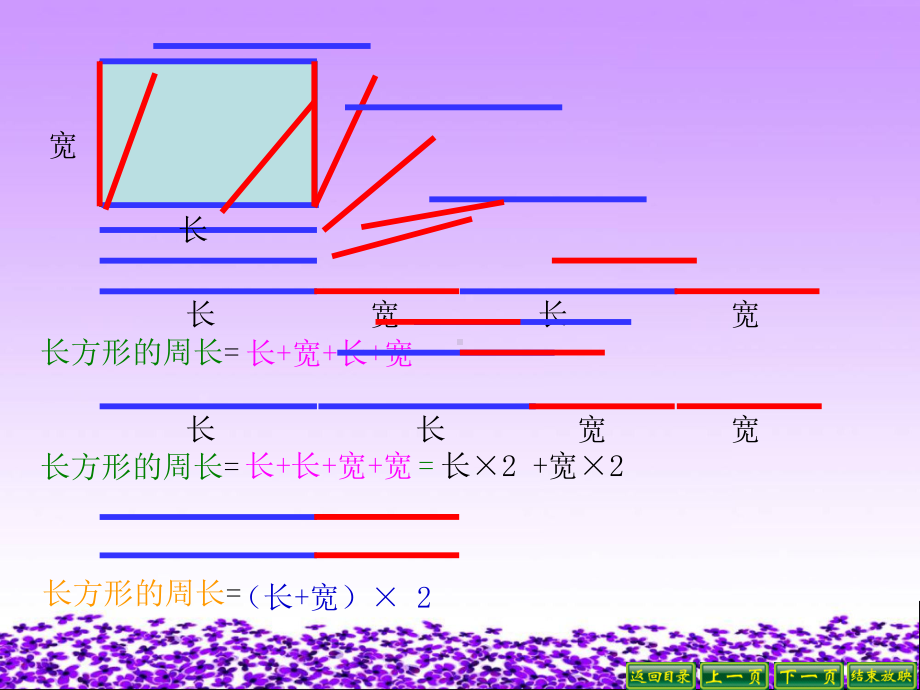 三年级上册数学课件-7.2 长方形的周长 ︳西师大版 (共25张PPT).ppt_第3页