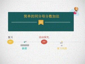 三年级上册数学课件-8.2 简单的同分母分数加减法 ︳西师大版（) (共10张PPT).pptx