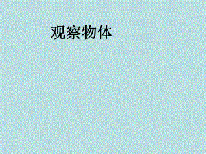 二年级上册数学课件-7.1 从前、后、左、右观察物体｜苏教版 (共15张PPT).ppt