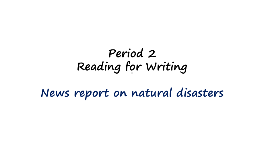 Unit4 Reading for writing （ppt课件）-2022新人教版（2019）《高中英语》必修第一册.pptx_第1页