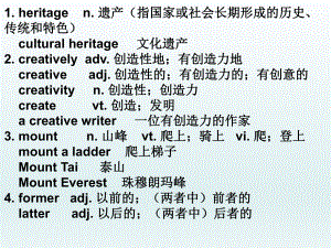 Unit1 Words and Expressions单词讲解（ppt课件）-2022新人教版（2019）《高中英语》必修第二册.pptx