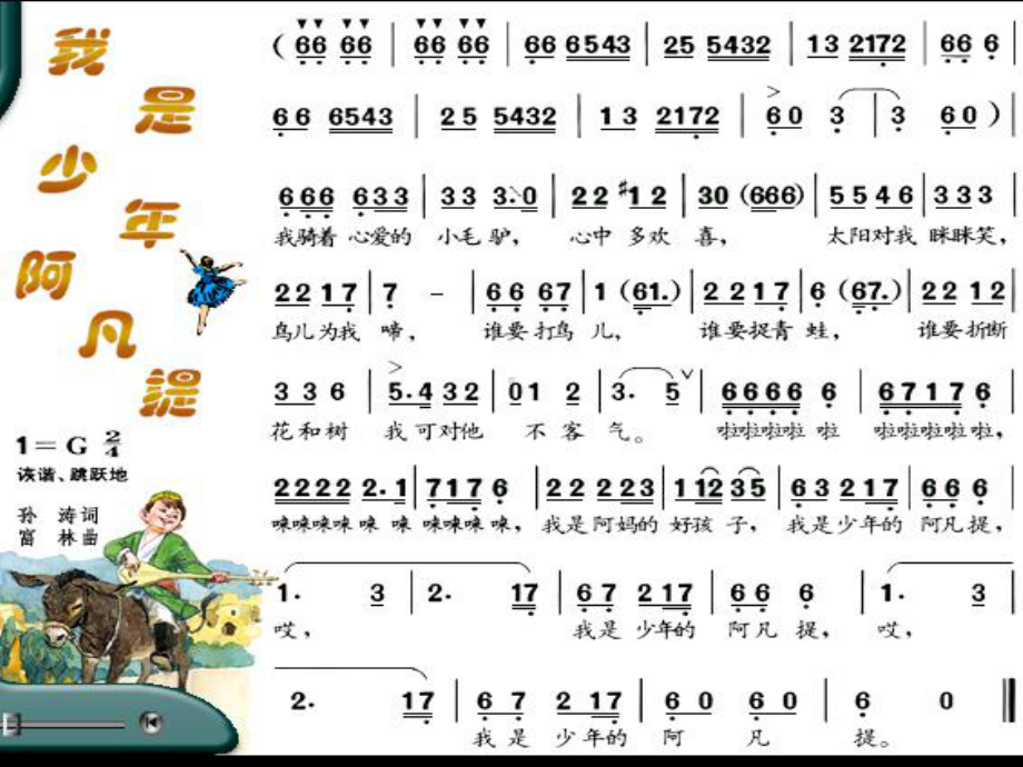 人音小学音乐四年级下册《2我是少年阿凡提》PPT课件 (2).ppt_第2页