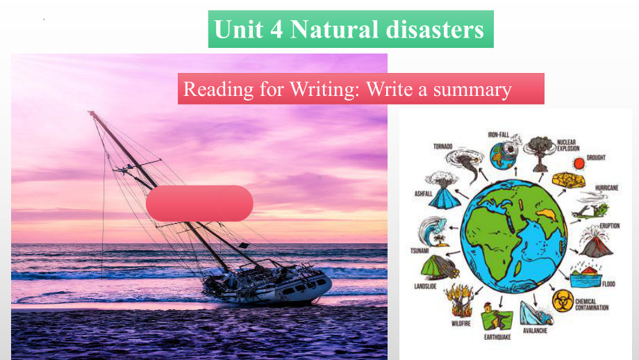 Unit 4 Natural Disasters Video time& Reading for writing （ppt课件）-2022新人教版（2019）《高中英语》必修第一册.pptx_第1页