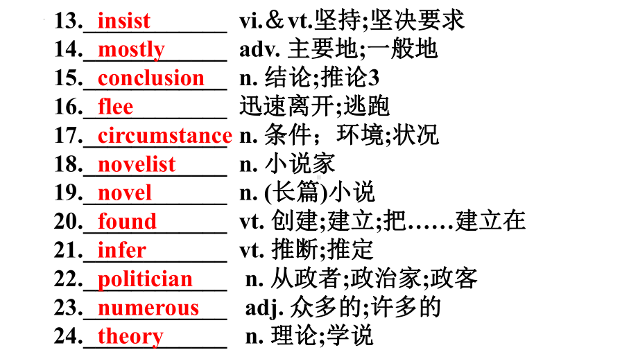 Unit1 People of Achievement词汇复习（ppt课件）-2022新人教版（2019）《高中英语》选择性必修第一册.pptx_第3页