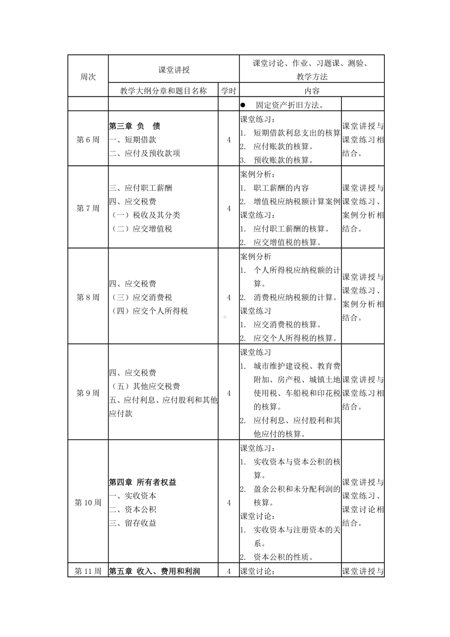 《简明会计实务》教学计划.docx_第3页