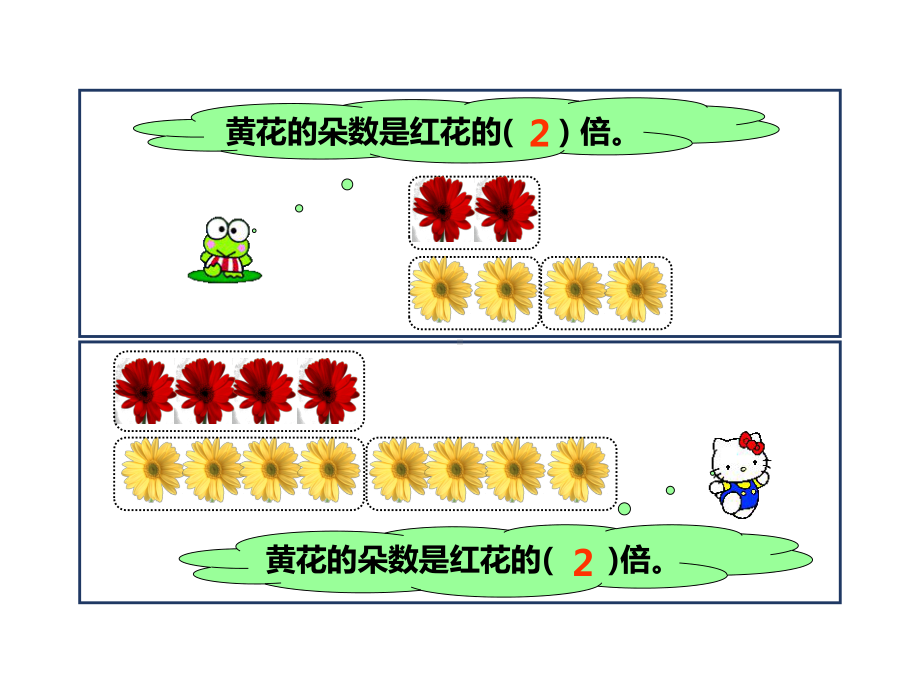 二年级上册数学课件-第6单元 表内除法第11课时 倍的认识（1） 西师大版(共18张PPT).ppt_第3页