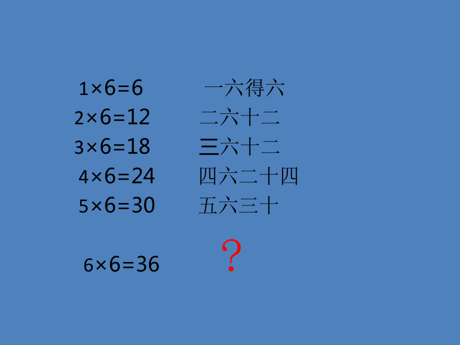 二年级上册数学课件-3.2 6、7的乘法口诀 ︳西师大版（2014秋） (共15张PPT).ppt_第3页