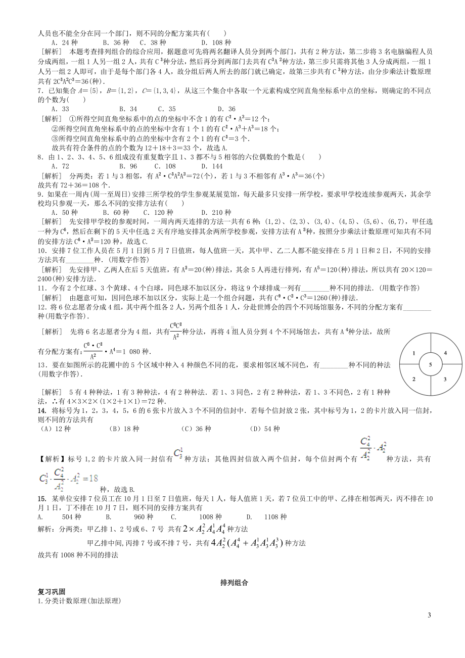 高中数学排列组合必考知识点（完整版）.doc_第3页