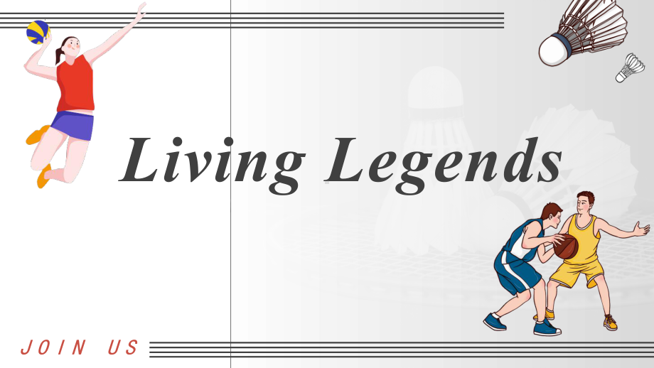 Unit 3 Reading and Thinking-Living legends（ppt课件）-2022新人教版（2019）《高中英语》必修第一册.pptx_第1页