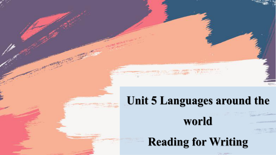 Unit 5 Reading for writing（ppt课件）-2022新人教版（2019）《高中英语》必修第一册.pptx_第1页