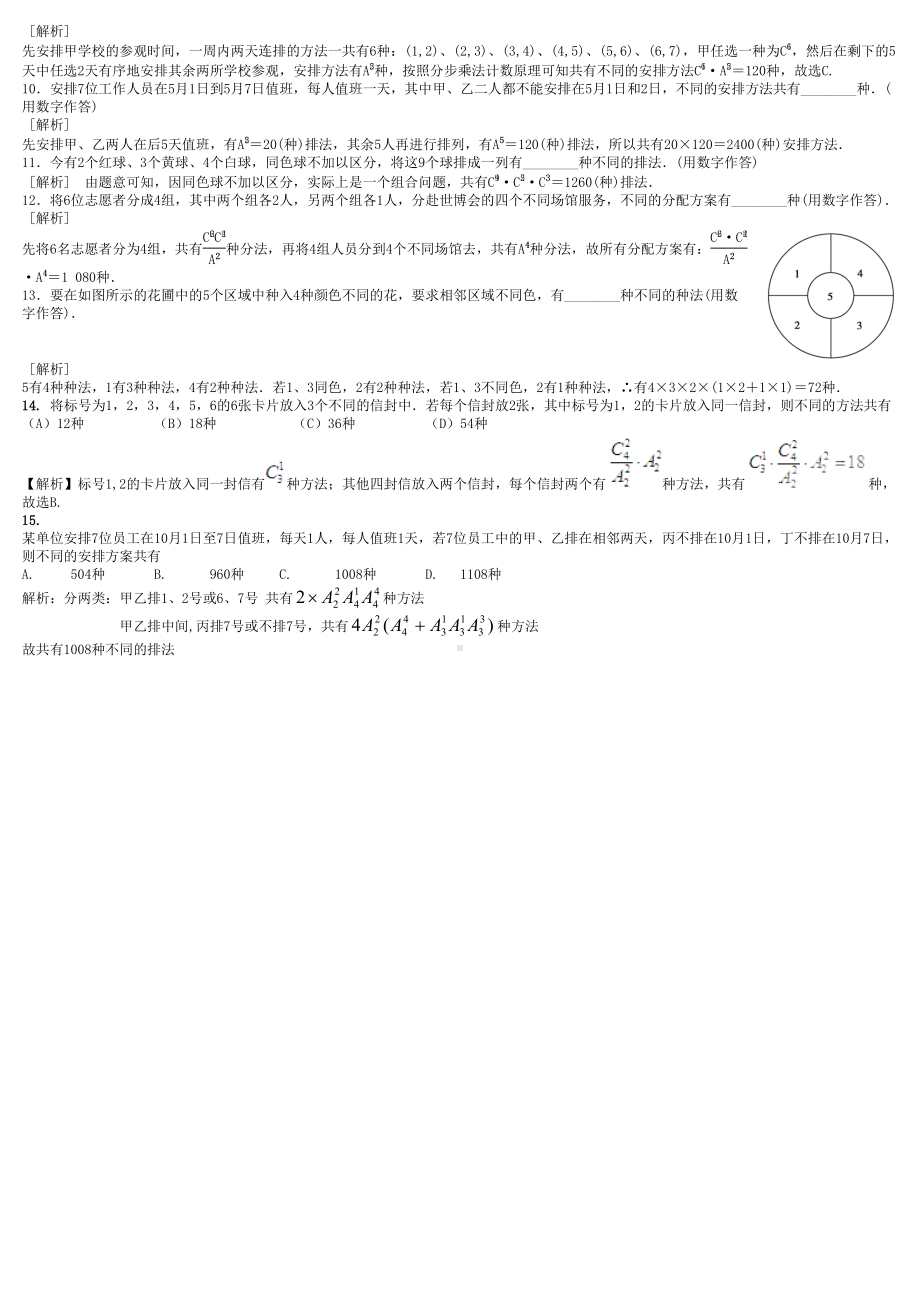 高中排列组合知识点汇总及典型例题(全).doc_第3页