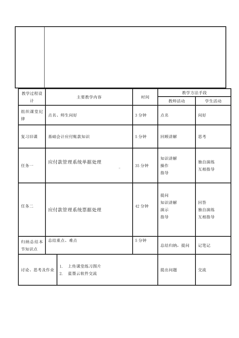 《会计电算化项目化教程》教案会计电算化19.doc_第2页