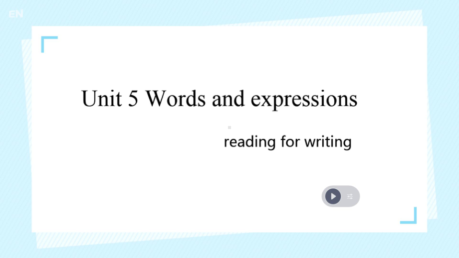 Unit 5 Reading for writing 知识点（ppt课件）-2022新人教版（2019）《高中英语》必修第一册.pptx_第1页