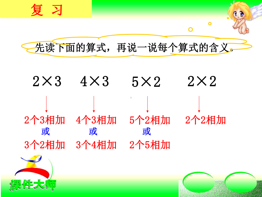 二年级上册数学课件-1.5 5的乘法口诀 ︳西师大版（2014秋）(共49张PPT).pptx_第2页