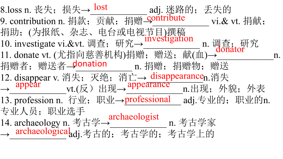 Unit 1 词汇变形及检测（ppt课件）-2022新人教版（2019）《高中英语》必修第二册.pptx_第3页