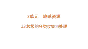 13垃圾的分类收集与处理课件 青岛版（六三制2017秋）科学六年级下册.pptx