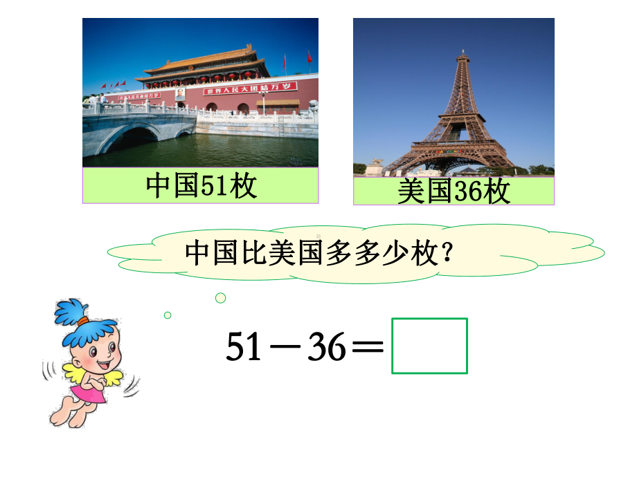 二年级上册数学课件-2.2.2 两位数减两位数（退位减） ︳人教新课标（2014秋）(共19张PPT).ppt_第2页