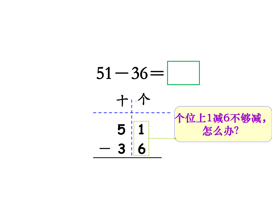 二年级上册数学课件-2.2.2 两位数减两位数（退位减） ︳人教新课标（2014秋）(共19张PPT).ppt_第3页