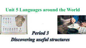 Unit 5 Discovering Useful Structures （ppt课件）(3)-2022新人教版（2019）《高中英语》必修第一册.pptx