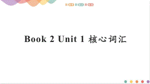 Unit 1核心词汇（ppt课件）-2022新人教版（2019）《高中英语》必修第二册.pptx