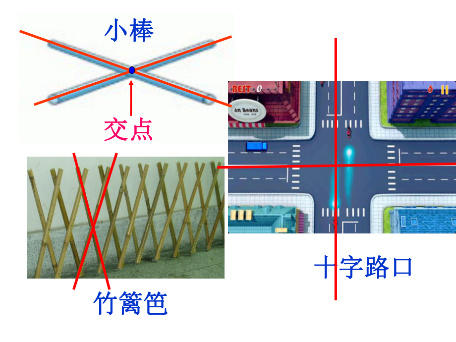 四年级上册数学课件-7.1垂线：两条直线的相交关系.点到直线的距离 ▎冀教版(共15张PPT).ppt_第2页