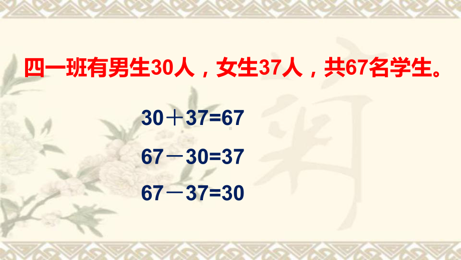 四年级上册数学课件-2.1 加减法的关系 ︳西师大版(共12张PPT).pptx_第2页