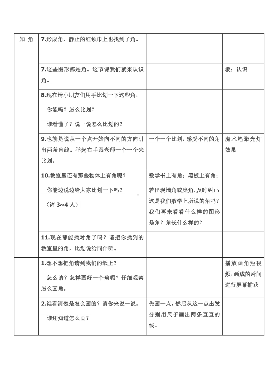 四年级上册数学教案-2.15 角的认识丨浙教版(1).docx_第2页