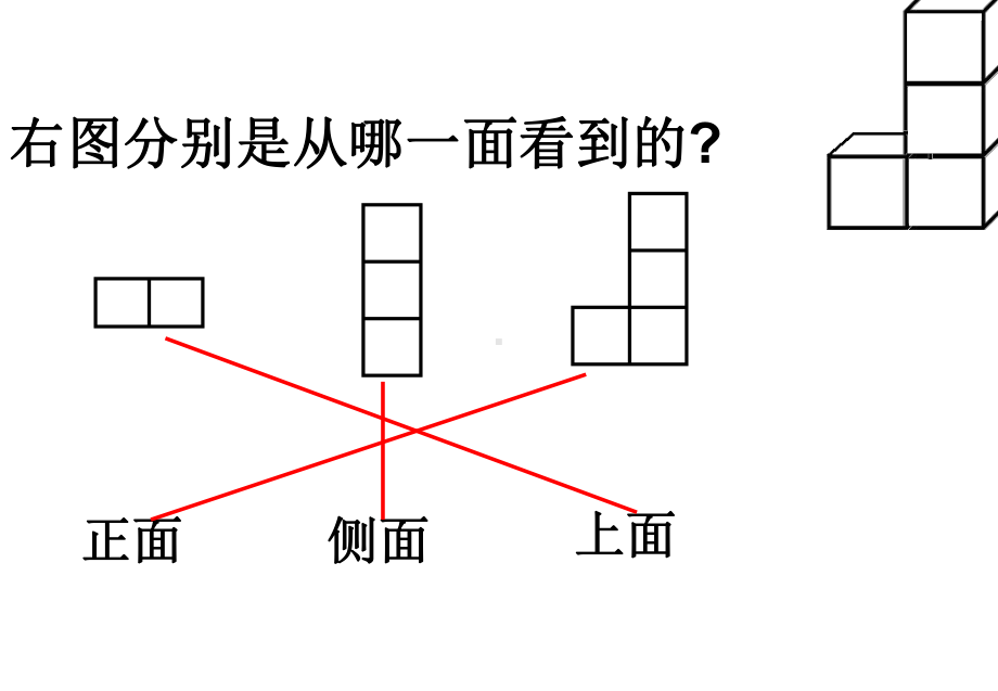 四年级上册数学课件－3.2观察由几个正方体摆成的长方体和正方体 ｜苏教版 (共10张PPT).ppt_第3页