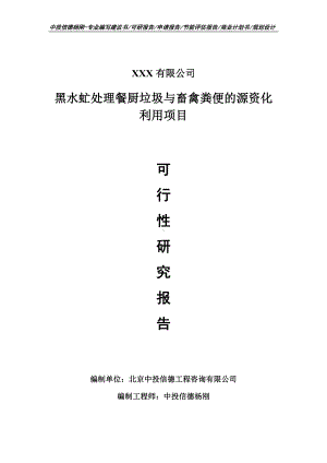 黑水虻处理餐厨垃圾与畜禽粪便的源资化利用可行性研究报告.doc