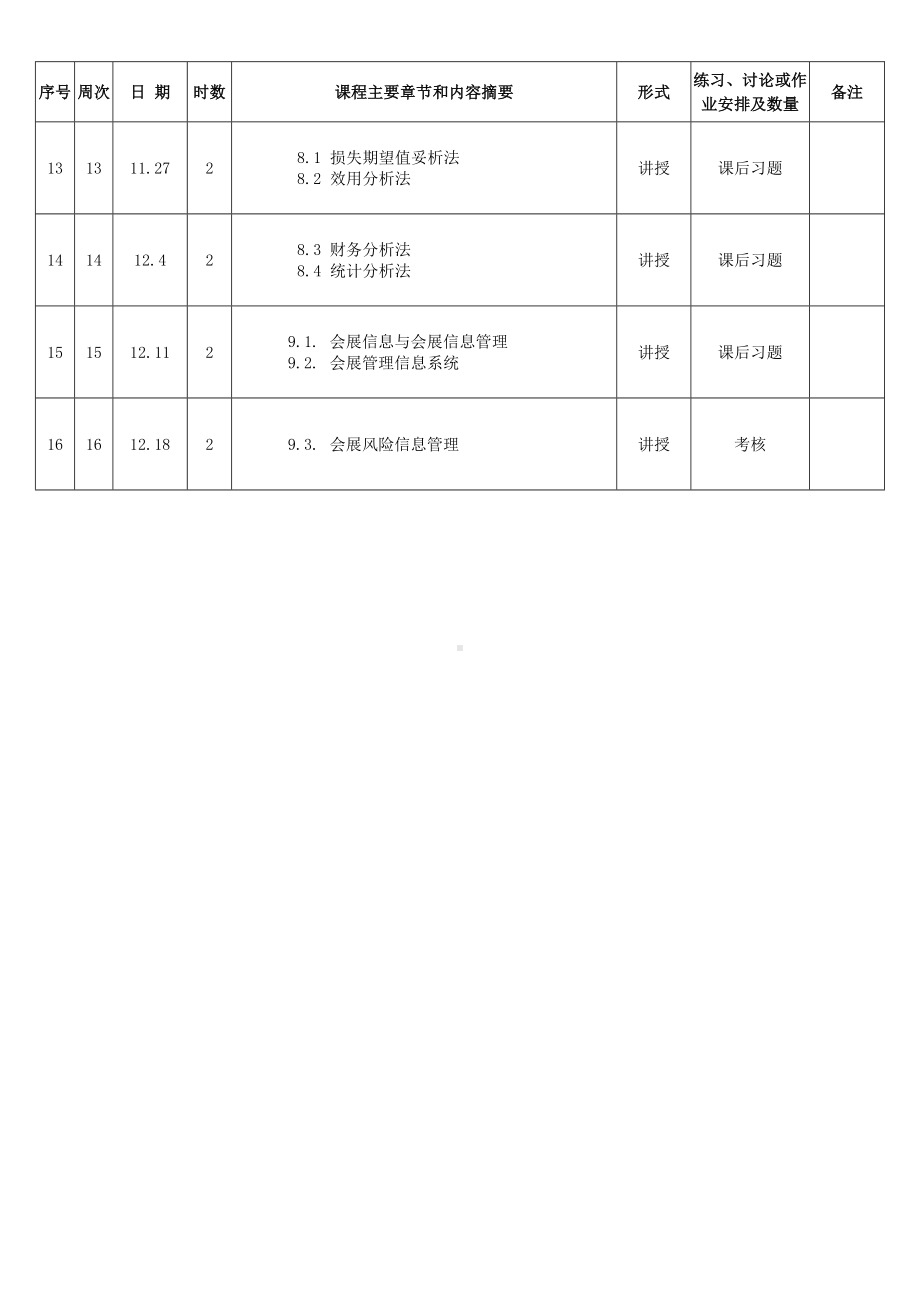 《会展风险管理》授课计划.doc_第3页