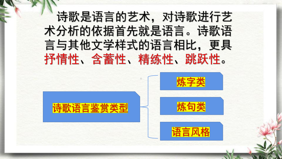 2024年高考语文专题复习：古代诗歌语言鉴赏 课件97张.pptx_第2页