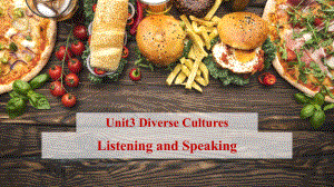 Unit3 Diverse Cultures Listening speaking and talking课件PPT （新教材）高中英语人教版必修第三册.pptx