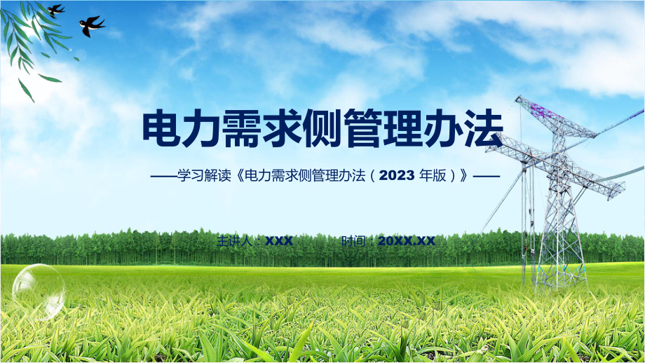 电力需求侧管理办法（2023 年版）系统学习解读(ppt)资料.pptx_第1页