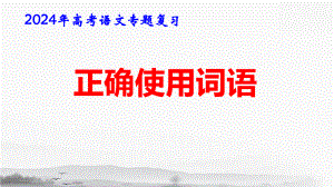 2024年高考语文专题复习：正确使用词语 课件94张.pptx