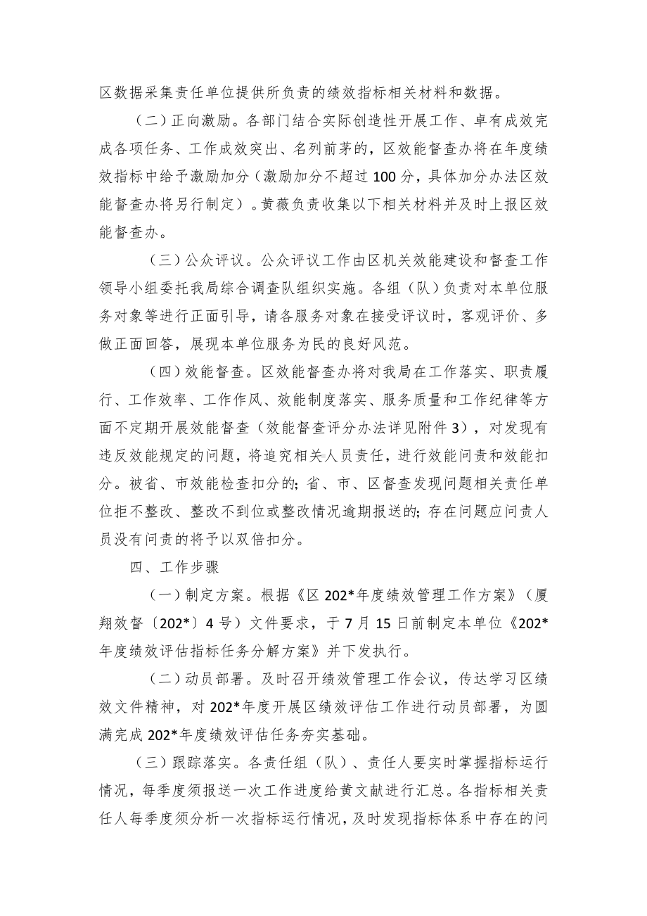 统计机关效能建设和督查绩效评估指标任务分解方案.docx_第2页