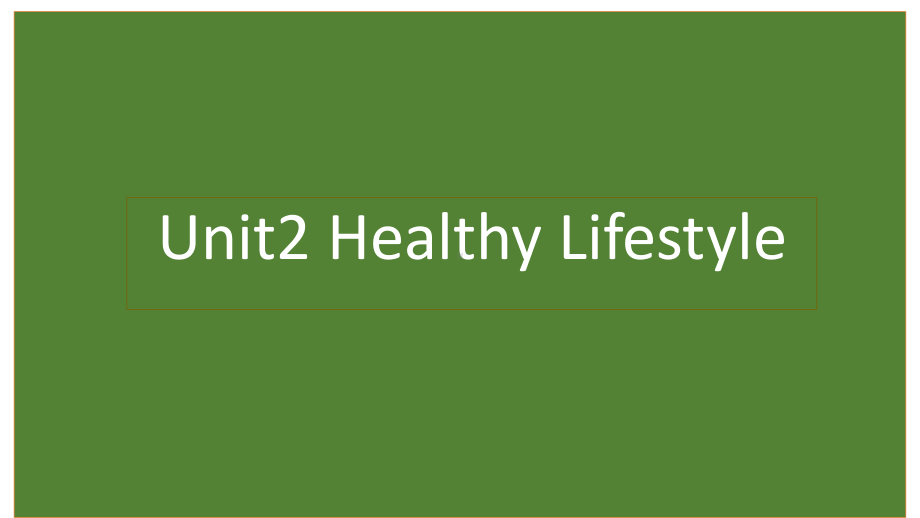 Unit 2 Healthy Lifestyle 词汇课件ppt--（2023新教材）高中英语人教版（2019）选择性必修第三册 .pptx_第1页