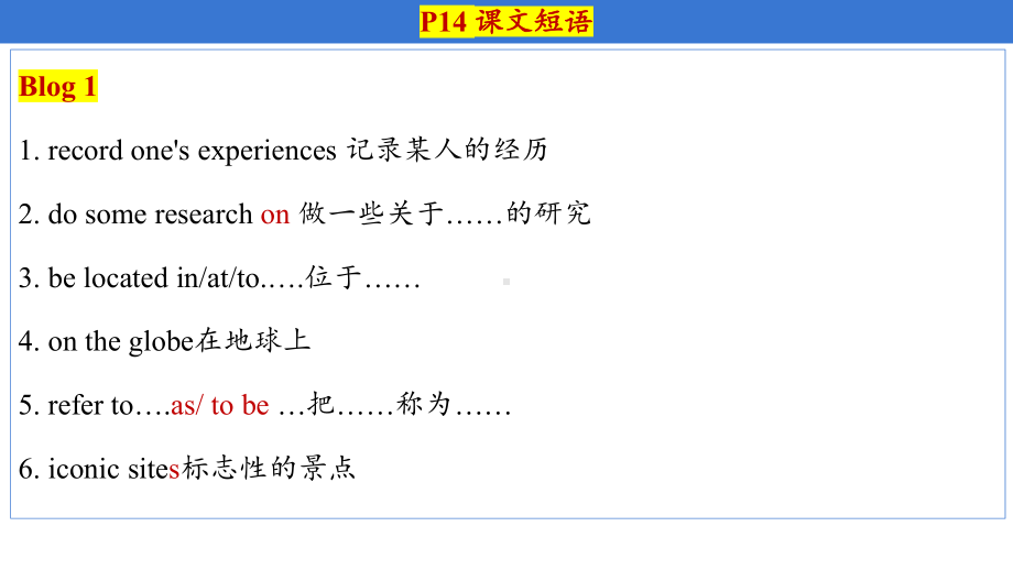 Unit 2 Reading and Thinking 短语课件ppt -（2023新教材）人教版高中英语选择性必修第四册 .pptx_第2页