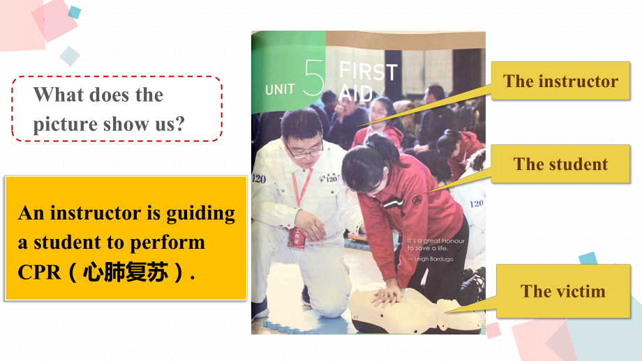 Unit 5 First aid Reading and Thinking 课件ppt--（2023新教材）高中英语人教版（2019）选择性必修第二册.pptx_第3页