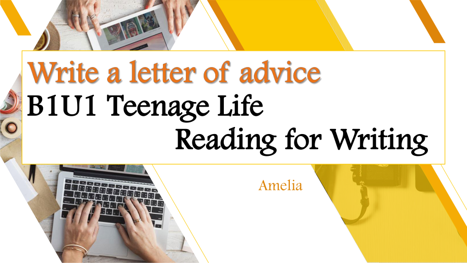 Unit 1 Teenage Life Reading for writing ppt课件-2023年高一英语新人教版（2019）必修第一册.pptx_第1页