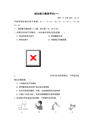 人教版化学九年级下册综合能力素质评价(一).doc