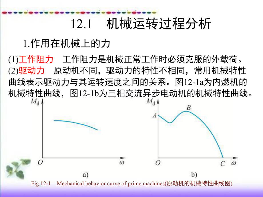 54883《机械原理（汉语）（第2版）》（基本课件）第12章机构系统的运转及速度波动的调节.pptx_第2页